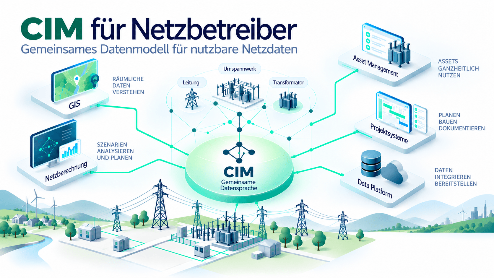 CIM für Netzbetreiber: Wie ein gemeinsames Datenmodell Netzdaten nutzbar macht