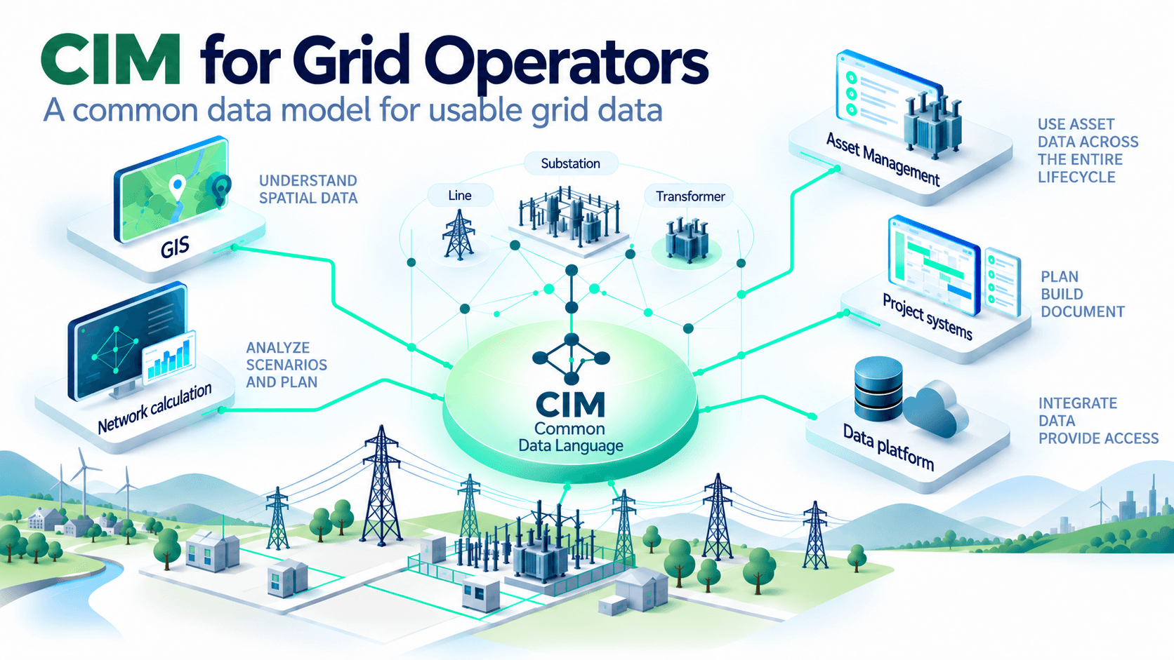 CIM for grid operators: how a shared data model makes grid data usable