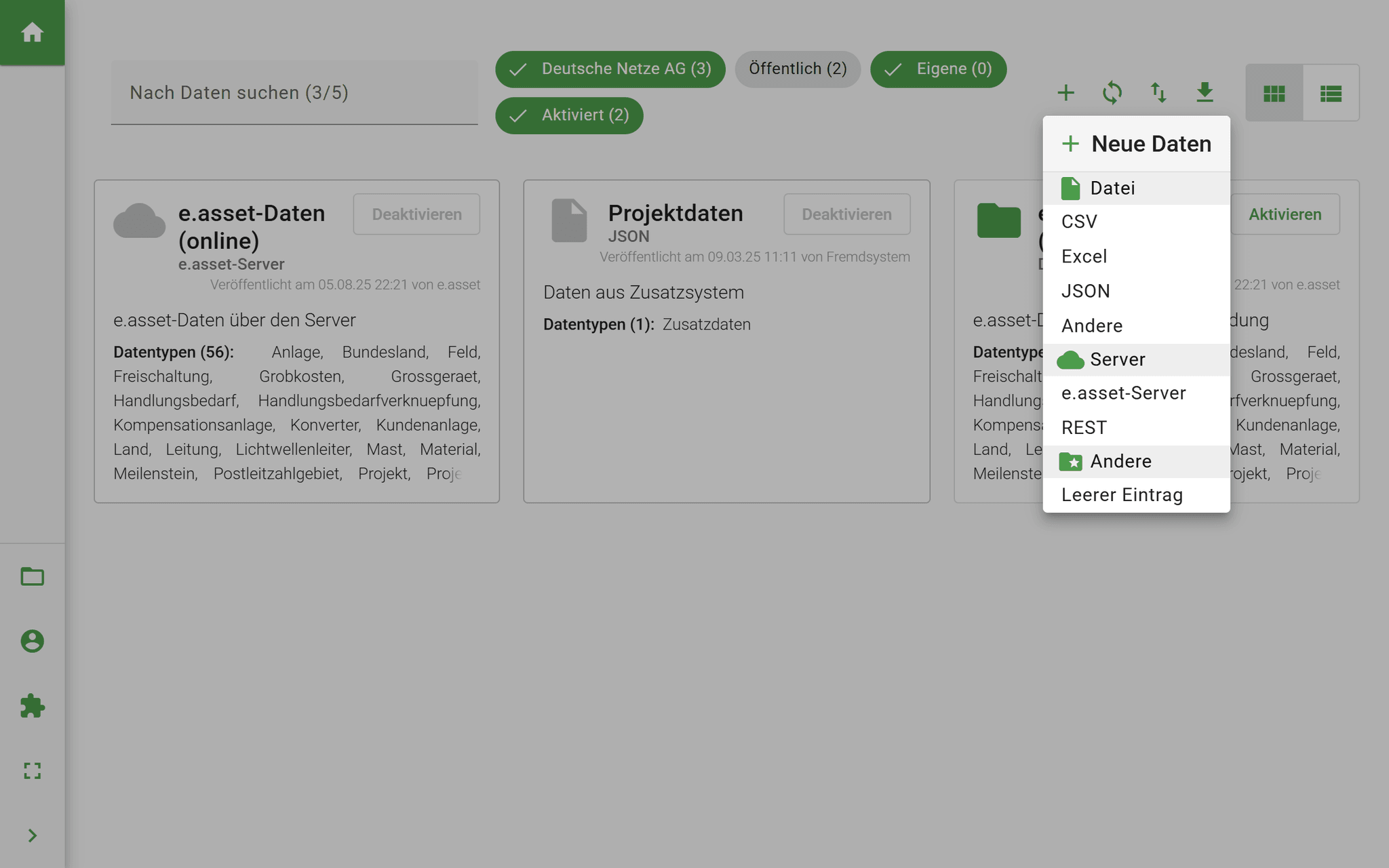 Daten integrieren